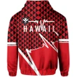Alohawaii Clothing, Zip Hoodie Hawaii Polynesian Warrior Ikaika Benjamin Style, Red | Alohawaii.co