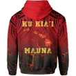 Alohawaii Clothing, Zip Hoodie Hawaii All Over, Mantafish Polynesian Custom Style | Alohawaii.co