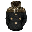 Alohawaii Clothing, Zip Hoodie Federated States Of Micronesia All Over, Gold Version | Alohawaii.co