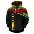 Alohawaii Clothing, Zip Hoodie New Caledonia Polynesian All Over, Reggae Curve Version | Alohawaii.co