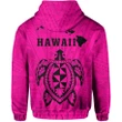 Alohawaii Clothing, Zip Hoodie Polynesian Kakau Seal Of Hawaii, Sport Style Version 2.0, Blue | Alohawaii.co
