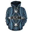 Alohawaii Clothing, Zip Hoodie Federated States Of Micronesia All Over, Fsm Central Version | Alohawaii.co