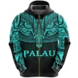 Alohawaii Clothing, Zip Hoodie Palau (Blue) Polynesian | Alohawaii.co
