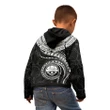 Alohawaii Clothing - Zip Hoodie Federated States of Micronesia Polynesian Personalised - FSM Waves (White) - BN15