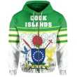 Alohawaii Clothing, Zip Hoodie (Custom) Cook Islands Coat Of Arms, DAT Style | Alohawaii.co