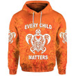Alohawaii Clothing - Orange Shirt Day Hoodie Every Child Matters - Baby Turtle With Heart