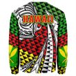 Alohawaii Clothing - Kanaka Maoli Sweatshirt Kakau Pattern Pohic Style J1