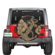 Anchor Poly Tribal Gold Spare Tire Cover | alohawaii.co