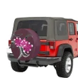 Alohawaii Accessory - Plumeria Polynesia Pink Spare Tire Cover AH J1