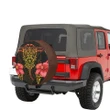 Alohawaii Accessory - Hawaii Polynesian Hibiscus Animal Spare Tire Cover AH J1