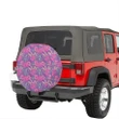 Alohawaii Accessory - Tropical Hibiscus Purple Hawaii Spare Tire Cover - AH - J4