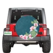 Hibiscus Turtle Dance Spare Tire Cover | alohawaii.co