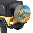 Alohawaii Accessory - Hula Dance On Beach Spare Tire Cover AH J1