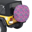 Alohawaii Accessory - Tropical Hibiscus Purple Hawaii Spare Tire Cover - AH - J4
