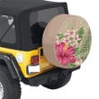 Alohawaii Accessory - Lauhala Hibiscus Spare Tire Cover AH A0