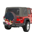 Alohawaii Accessory - Forest Hibiscus Spare Tire Cover AH J1