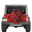 Anchor Poly Tribal Red Spare Tire Cover | alohawaii.co