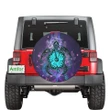 Turtle Hibiscus Galaxy Violet Spare Tire Cover | alohawaii.co