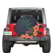 Hibiscus Palm Background Spare Tire Cover | alohawaii.co