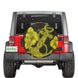 Anchor Poly Tribal Yellow Spare Tire Cover | alohawaii.co
