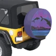 Alohawaii Accessory - Dolphin Dance In Night Spare Tire Cover AH K5