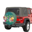 Alohawaii Accessory - Garden Flower Spare Tire Cover AH J1