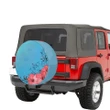Alohawaii Accessory - Hibiscus Flower Red Spare Tire Cover AH J1