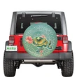 Hibiscus Turtle Swimming Spare Tire Cover | alohawaii.co