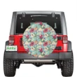 Copy of Hawaii Seamless Exotic Pattern With Tropical Leaves Flowers Hawaii Spare Tire Cover | alohawaii.co