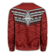 Alohawaii Sweatshirt - Pattern Ngatu Tonga Sweatshirt J09
