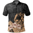 Alohawaii Tonga Polo Shirt - Tonga Hibiscus Tribal Polo Shirt J09