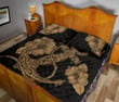 Anchor Poly Tribal Quilt Bed Set Gold - AH - J1 - Alohawaii