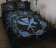 Hawaii Kanaka Turtle Hibiscus Polynesian Quilt Bed Set - Anthea Style Pastel - AH - J4 - Alohawaii