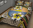 Hawaii Plumeria Pattern Limited Quilt Bed Set - AH - J4 - Alohawaii
