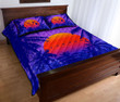 Hawaii Summer Sunset Kanaka Kakau Quilt Bed Set - AH J4 - Alohawaii