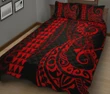 Hawaii Polynesian Quilt Bed Set Red - AH - J1 - Alohawaii