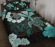 Hawaii Dream Catcher Hibiscus Plumeria Polynesian Turquoise - Quilt Bed Set AH J2 - Alohawaii