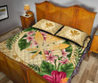 Alohawaii Quilt Bed Set - Kanaka Maoli Quilt Bed Set Strong Pattern Hibiscus Plumeria AH J1 - Alohawaii