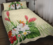 Wonderful Hibiscus Flower Quilt Bed Set - AH - J1 - Alohawaii