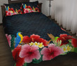 Forest Hibiscus Quilt Bed Set - AH - J1 - Alohawaii