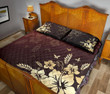 Alohawaii Quilt Bed Set - Golden Hibiscus Quilt Bed Set - AH J4 - Alohawaii