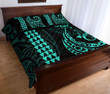 Hawaii Polynesian Quilt Bed Set Turquoise - AH J4 - Alohawaii