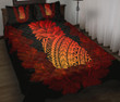 Hawaii Pineapple Hibiscus Quilt Bed Set - AH J4 - Alohawaii