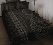 Hawaii Polynesian Quilt Bed Set Grey - AH J4 - Alohawaii