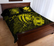 Hawaii Hibiscus Quilt Bed Set - Harold Turtle - Yellow - AH J9 - Alohawaii