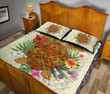 Hawaii Turtle Life Hibiscus Design Quilt Bed Set - AH - J4 - Alohawaii