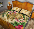 Alohawaii Quilt Bed Set - Turtle Quilt Bed Set Strong Pattern Hibiscus Plumeria AH J1 - Alohawaii