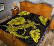 Anchor Poly Tribal Quilt Bed Set Yellow - AH - J1 - Alohawaii
