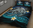 Alohawaii Home Set - Quilt Bed Set Hawaii Turtle Plumeria Polynesian Mela Style J4