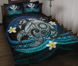 Alohawaii Home Set - Quilt Bed Set Hawaii Turtle Plumeria Polynesian Mela Style | Alohawaii.co